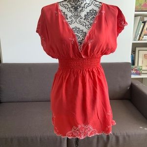 Embroidered Charm: Top - Size M